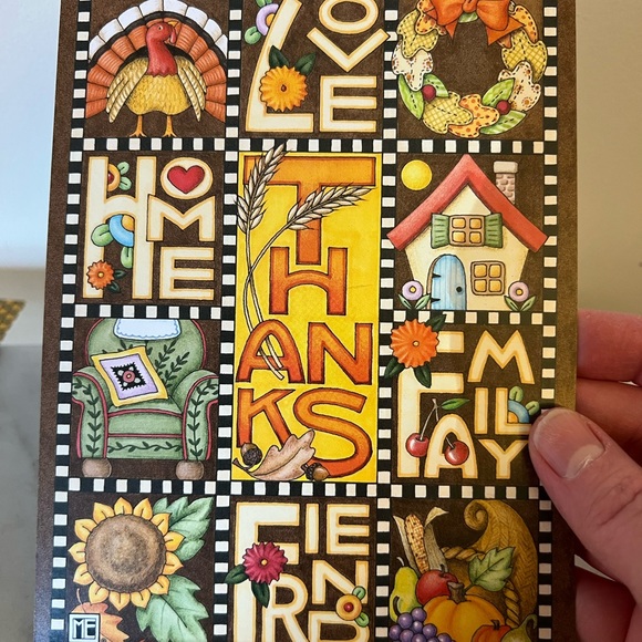 Mary Engelbreit Art Vintage Greeting Card Lot Thanksgiving 12 Cards - Picture 6 of 10